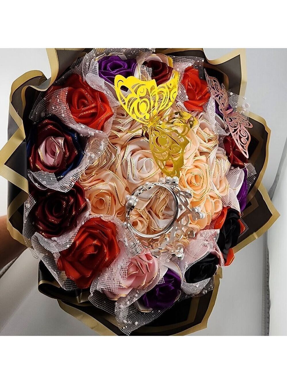 Brand New Handmade 2 Dozen Roses - Picture 16 of 16
